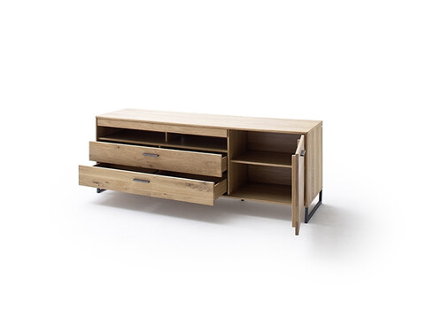 Tv-alus PORTLAND tamm Bianco, 184x50xH67 cm