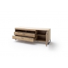 Tv-alus PORTLAND tamm Bianco, 184x50xH67 cm
