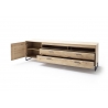 Tv-alus PORTLAND tamm Bianco, 224x50xH67 cm