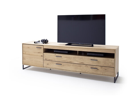 Tv-alus PORTLAND tamm Bianco, 224x50xH67 cm