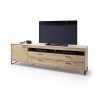 Tv-alus PORTLAND tamm Bianco, 224x50xH67 cm