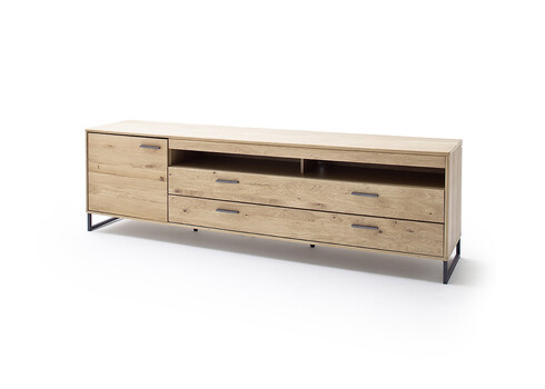 Tv-alus PORTLAND tamm Bianco, 224x50xH67 cm