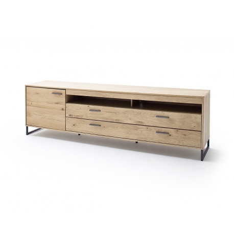 Tv-alus PORTLAND tamm Bianco, 224x50xH67 cm