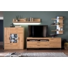 Seinariiul PORTLAND tamm Bianco, 160x23xH24 cm, LED