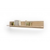 Seinariiul PORTLAND tamm Bianco, 160x23xH24 cm, LED