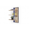 Seinariiul PORTLAND tamm Bianco, 70x24xH105 cm, LED