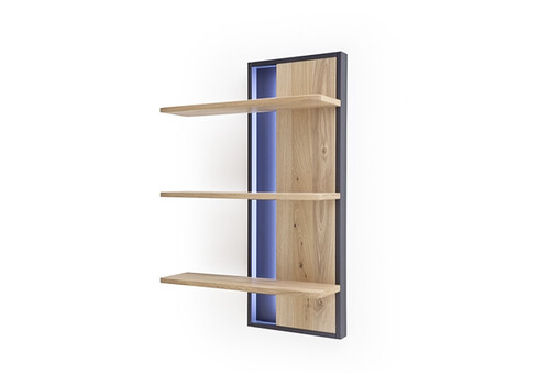 Seinariiul PORTLAND tamm Bianco, 70x24xH105 cm, LED