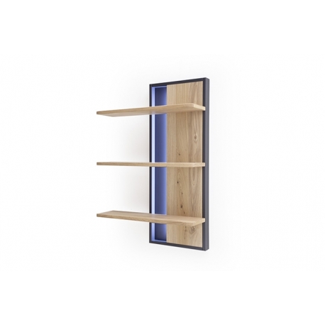 Seinariiul PORTLAND tamm Bianco, 70x24xH105 cm, LED