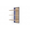 Seinariiul PORTLAND tamm Bianco, 70x24xH105 cm, LED