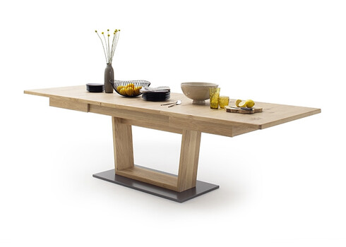 Söögilaud PORTLAND tamm Bianco, 180(280)x100xH77 cm