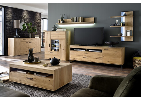 Diivanilaud PORTLAND tamm Bianco, 115x65xH45 cm