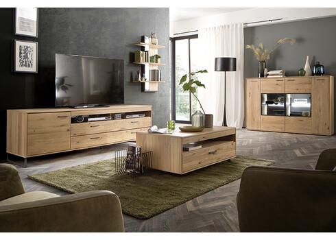 Diivanilaud PORTLAND tamm Bianco, 115x65xH45 cm