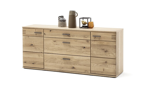 Kummut SALVADOR tamm Bianco, 180x44xH78 cm