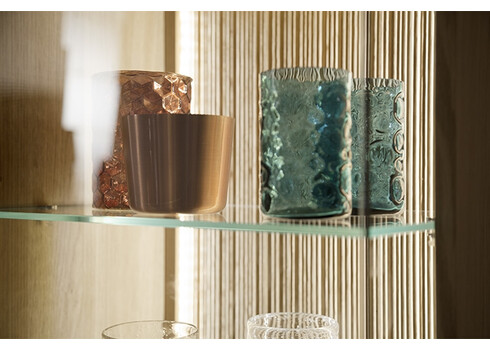 Kummut SALVADOR tamm Bianco, 150x44xH121 cm