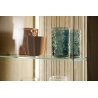 Kummut SALVADOR tamm Bianco, 90x37xH136 cm, LED
