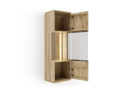 Seinakapp SALVADOR tamm Bianco, 45x37xH149 cm, LED