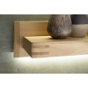 Seinariiul SALVADOR tamm Bianco, 180x25xH20 cm, LED