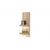 Seinariiul SALVADOR tamm Bianco, 50x25xH115 cm, LED