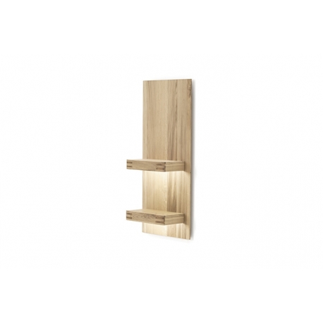 Seinariiul SALVADOR tamm Bianco, 50x25xH115 cm, LED