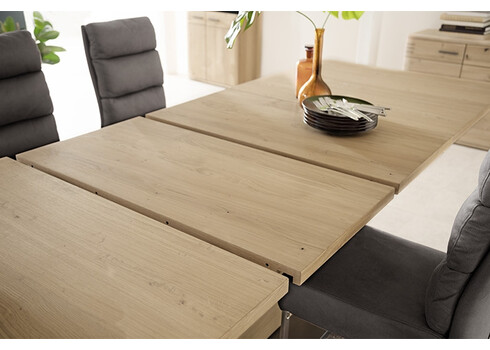 Söögilaud SALVADOR tamm Bianco, 180(280)x100xH77 cm