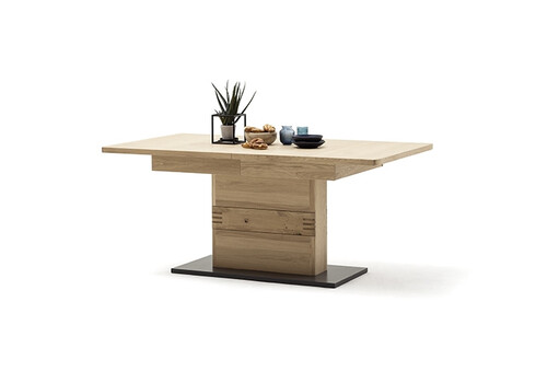 Söögilaud SALVADOR tamm Bianco, 180(280)x100xH77 cm