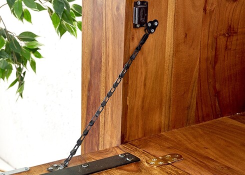 Baarikapp MAKASSAR sheesham, 85-110x40xH100 cm