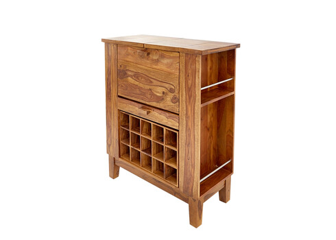 Baarikapp MAKASSAR sheesham, 85-110x40xH100 cm