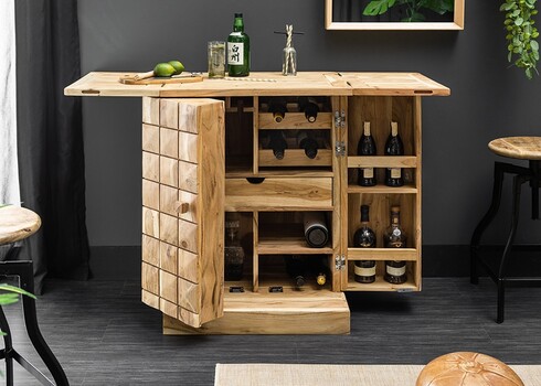 Baarikapp MOSAICO akaatsia, 65-130x50xH90 cm