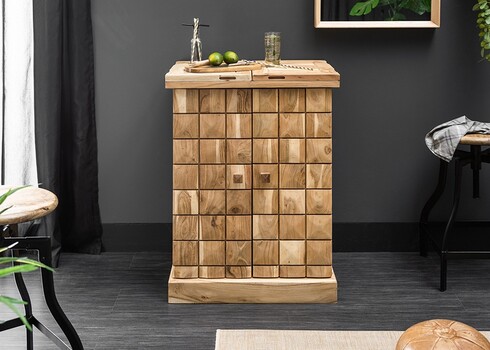 Baarikapp MOSAICO akaatsia, 65-130x50xH90 cm