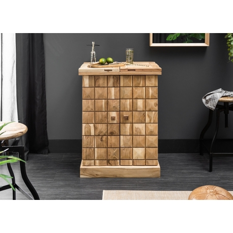 Baarikapp MOSAICO akaatsia, 65-130x50xH90 cm