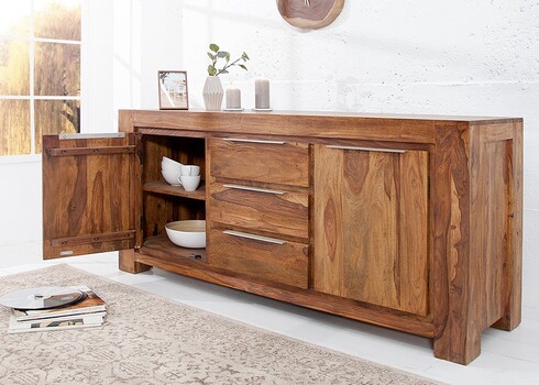 Kummut GIANT sheesham, 175x50xH80 cm