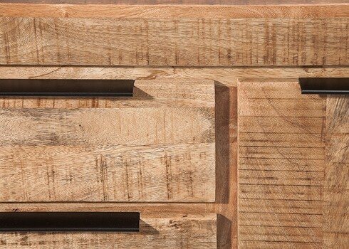 Kummut IRON CRAFT mango, 175x50xH76 cm