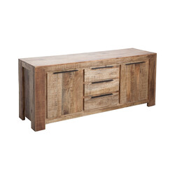 Kummut IRON CRAFT mango, 175x50xH76 cm