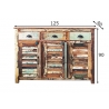 Kummut JAKARTA pruun, 125x40xH90 cm