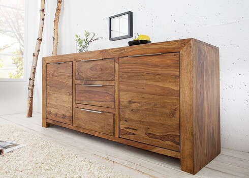 Kummut LAGOS sheesham, 135x43xH70 cm