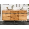 Kummut LIVING EDGE metsik tamm, 160x45xH88 cm