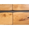 Kummut LIVING EDGE metsik tamm, 160x45xH88 cm
