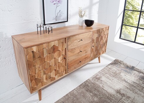 Kummut MYSTIC LIVING akaatsia, 145x40xH75 cm