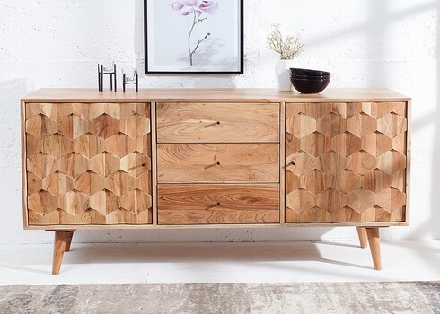 Kummut MYSTIC LIVING akaatsia, 145x40xH75 cm