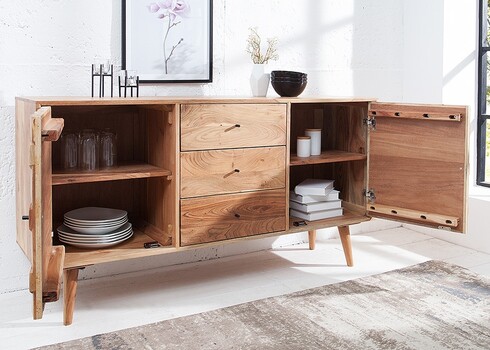 Kummut MYSTIC LIVING akaatsia, 145x40xH75 cm