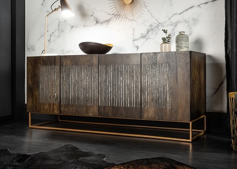 Kummut ONYX tumepruun, 177x45xH76 cm