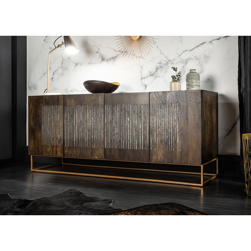 Kummut ONYX tumepruun, 177x45xH76 cm