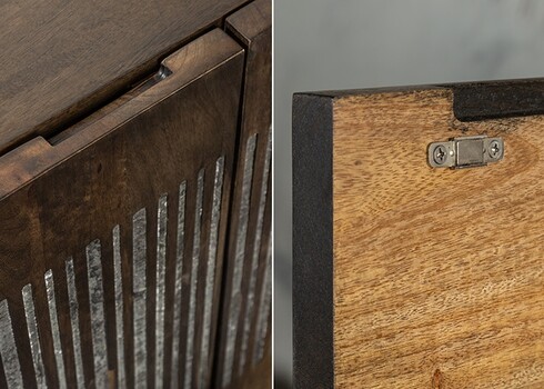 Kummut ONYX tumepruun, 177x45xH76 cm