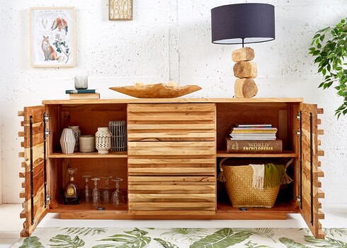 Kummut RELIEF akaatsia, 160x45xH75 cm