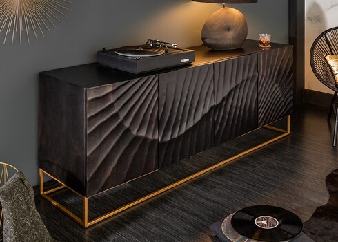 Kummut SCORPION tumepruun, 177x45xH76 cm