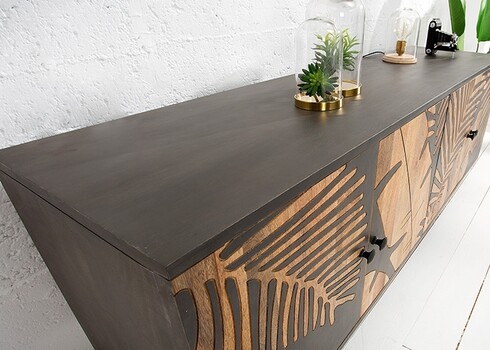 Kummut TROPICAL antratsiit, 175x45xH75 cm