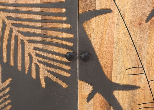 Kummut TROPICAL antratsiit, 175x45xH75 cm