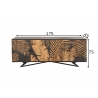 Kummut TROPICAL antratsiit, 175x45xH75 cm