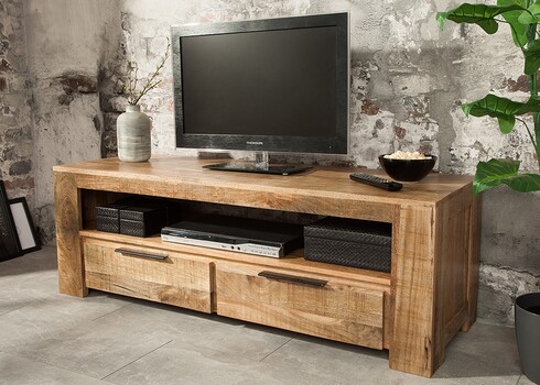 Tv-alus IRON CRAFT mango, 130x45xH45 cm