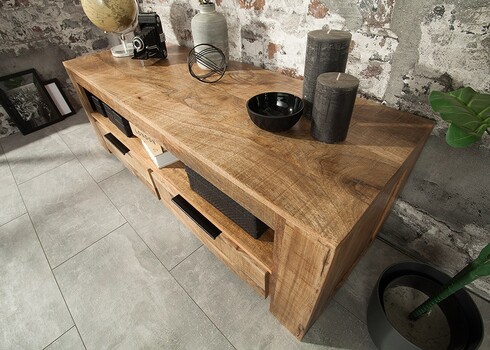 Tv-alus IRON CRAFT mango, 130x45xH45 cm